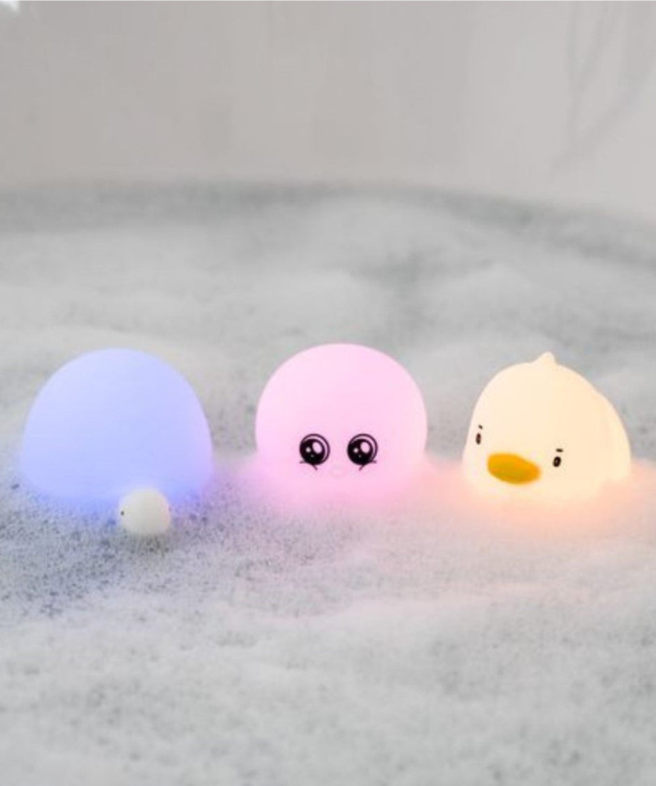 Waterproof Set of 3 Mini Aquatic Silicone Lamps